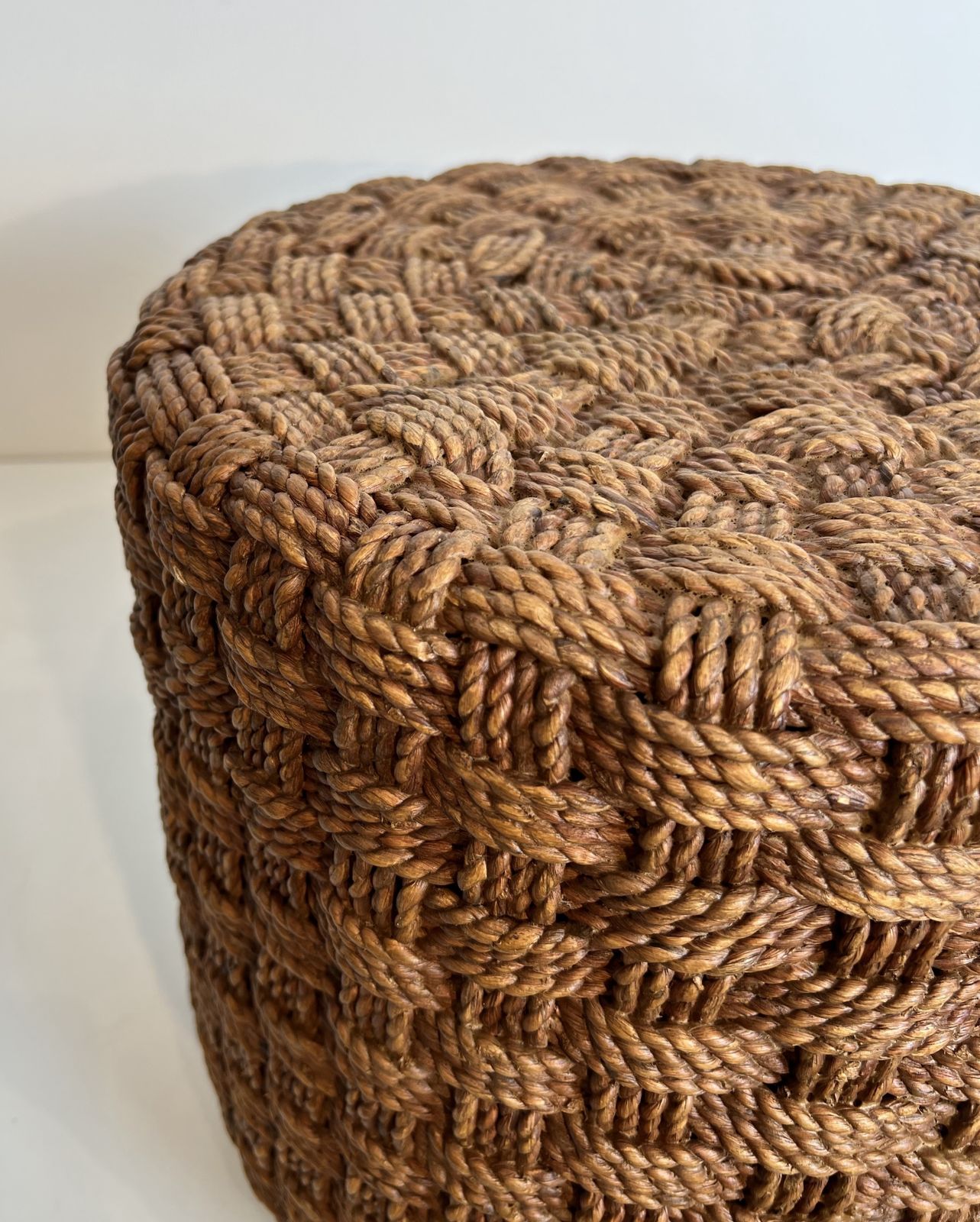 photo furniture Rope Stool In The Style Of Audoux Minet
