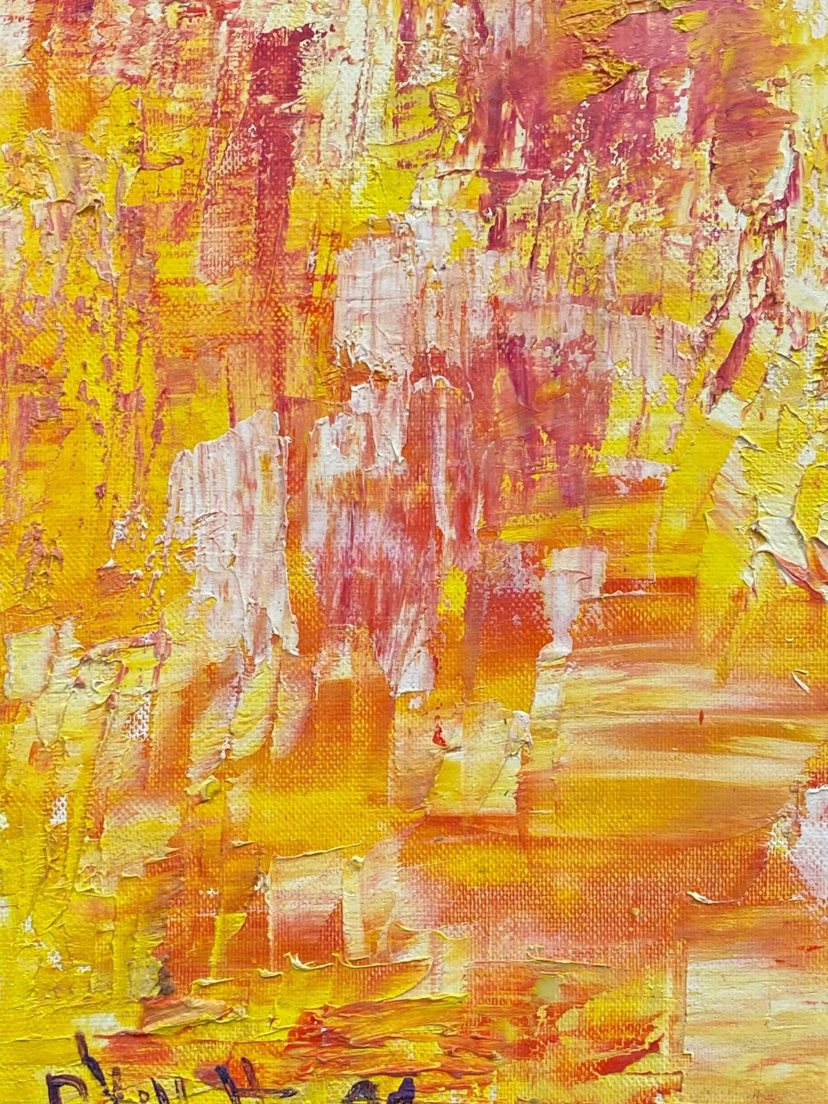 P Vilette20th Century Original French Signed Expressionist Oil Painting   Abstract Face20th Century photo 920.0