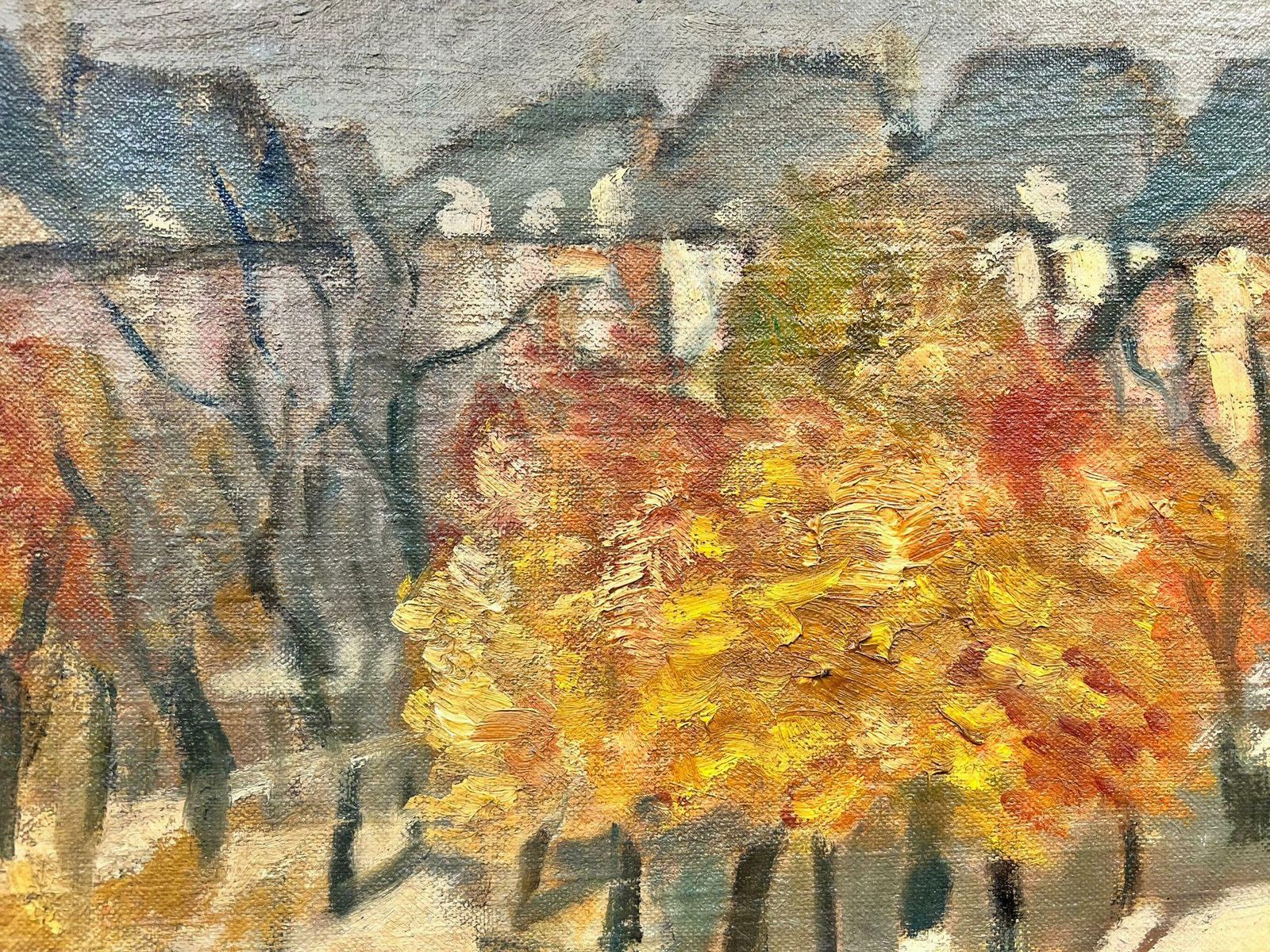 Josine Vignonautumn At Le Maris Park Paris Landscape French Post Impressionist Signed Oil 1960's photo 1278.0