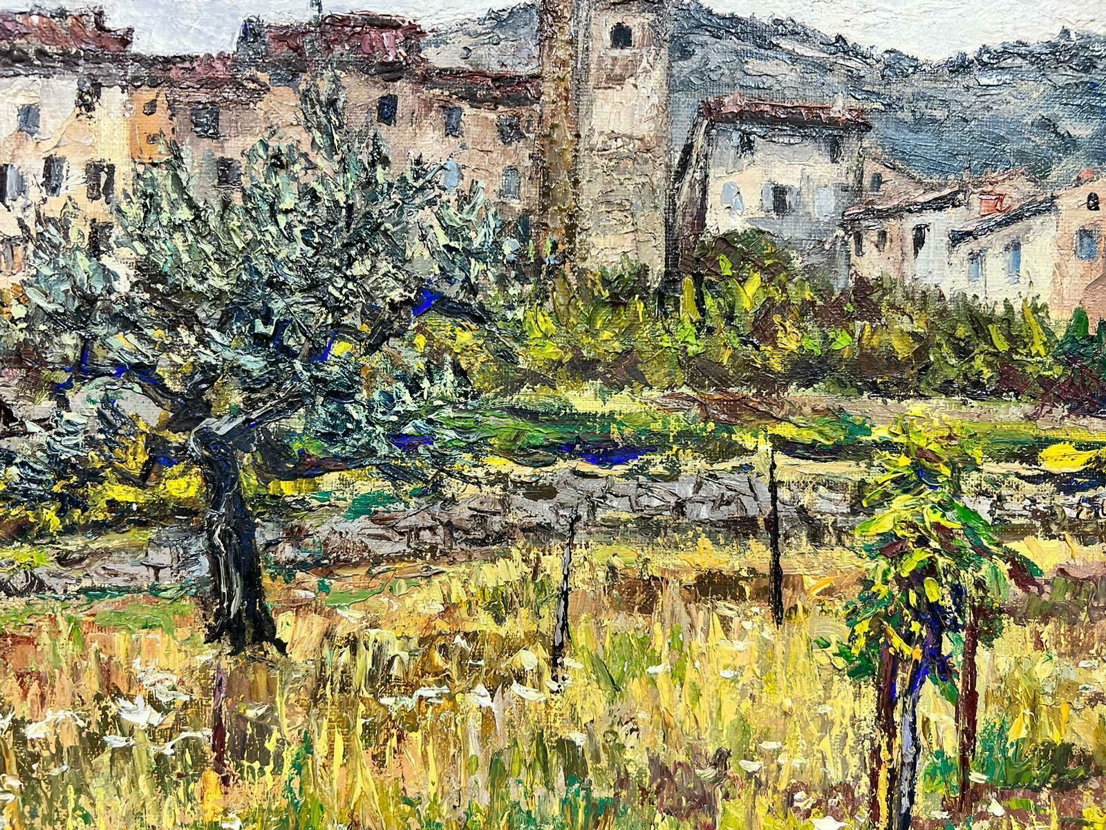 Josine Vignonolive Trees In Provence French Post Impressionist Signed Oil 1960's1960's photo 910.0
