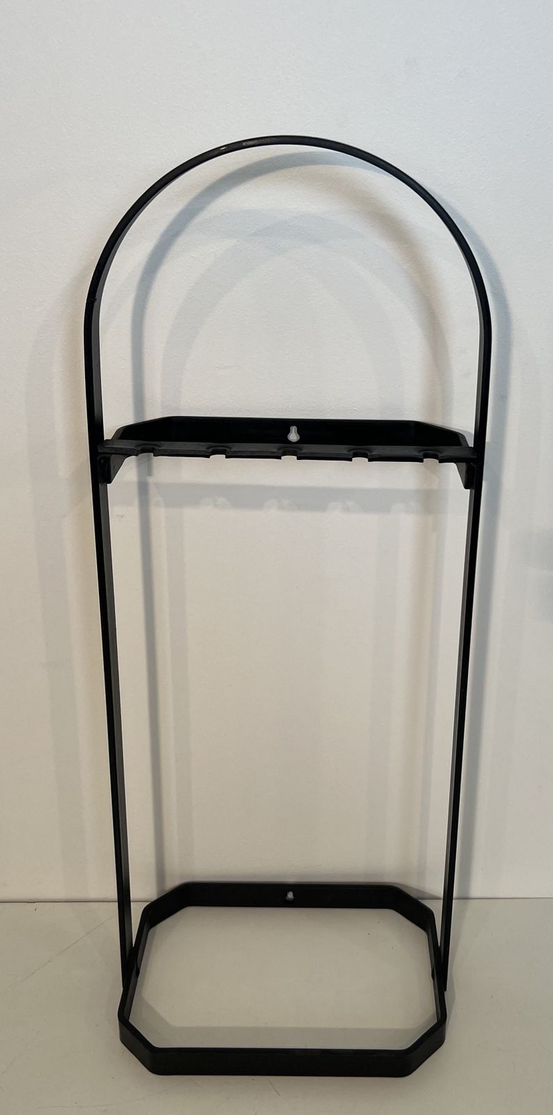 Black And Chrome Lacquered Metal Design Fire Kit photo vinterior