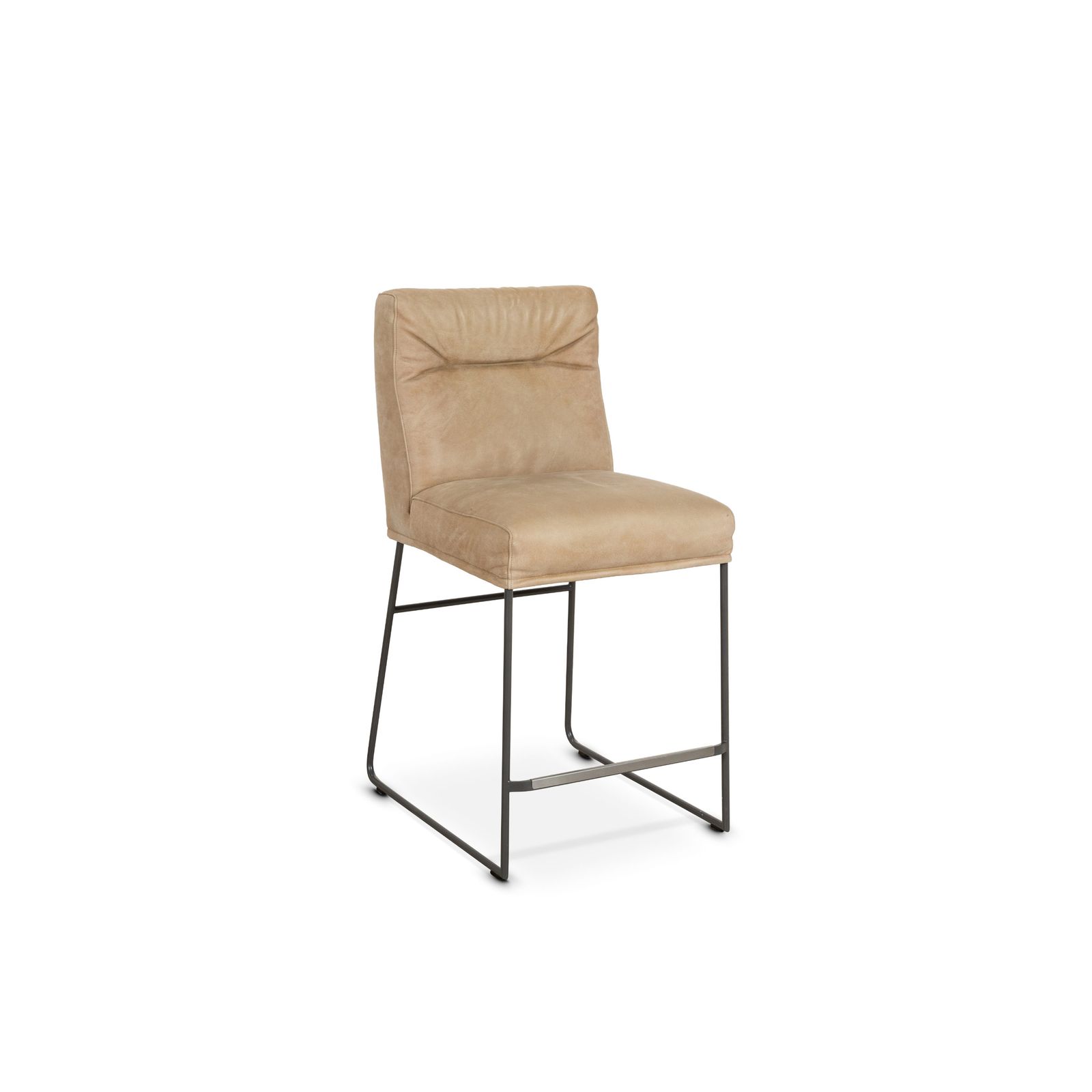 photo furniture Lot de 4 chaises KFF D Light en cuir naturel beige
