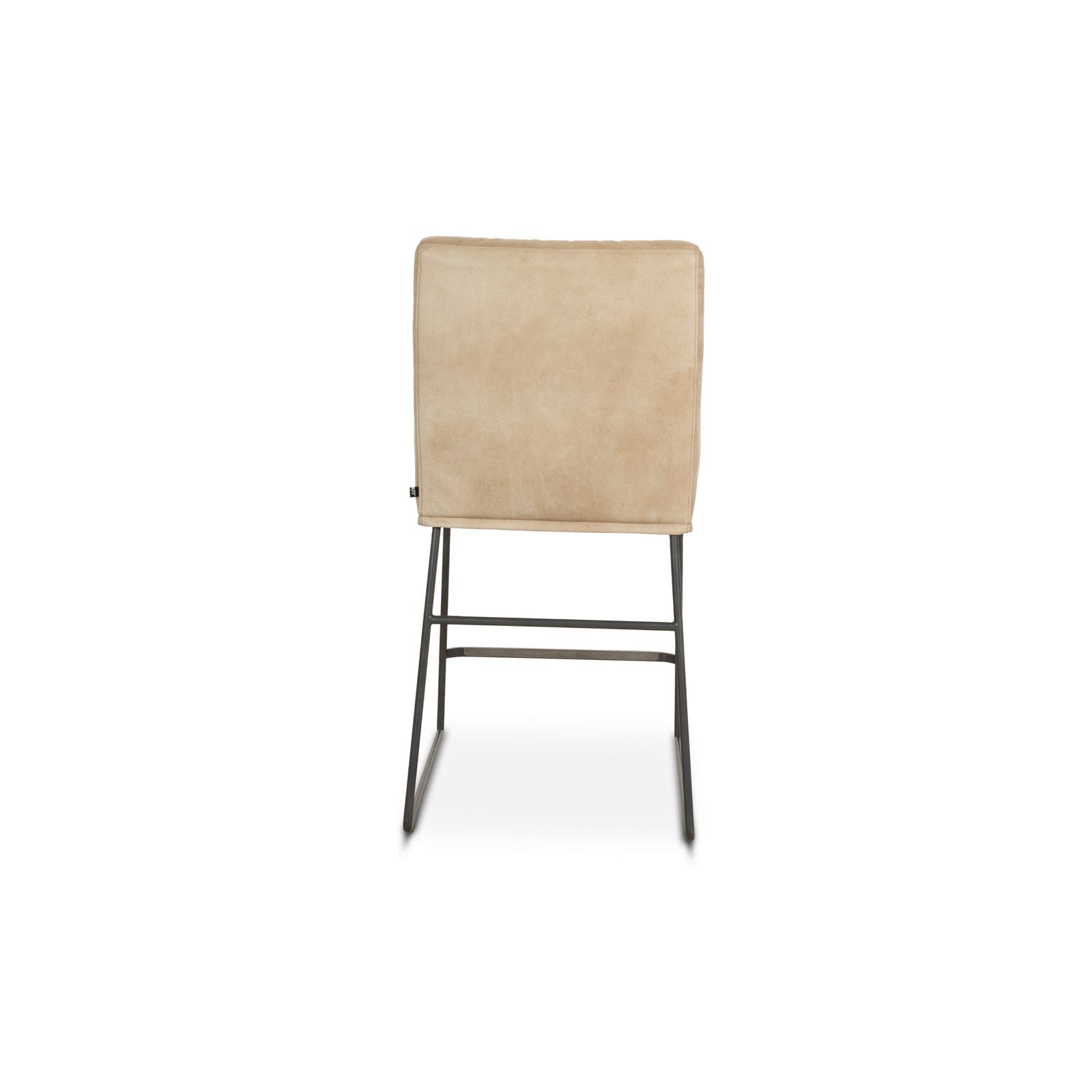 Mobilier Lot de 4 chaises KFF D Light en cuir naturel beige photo