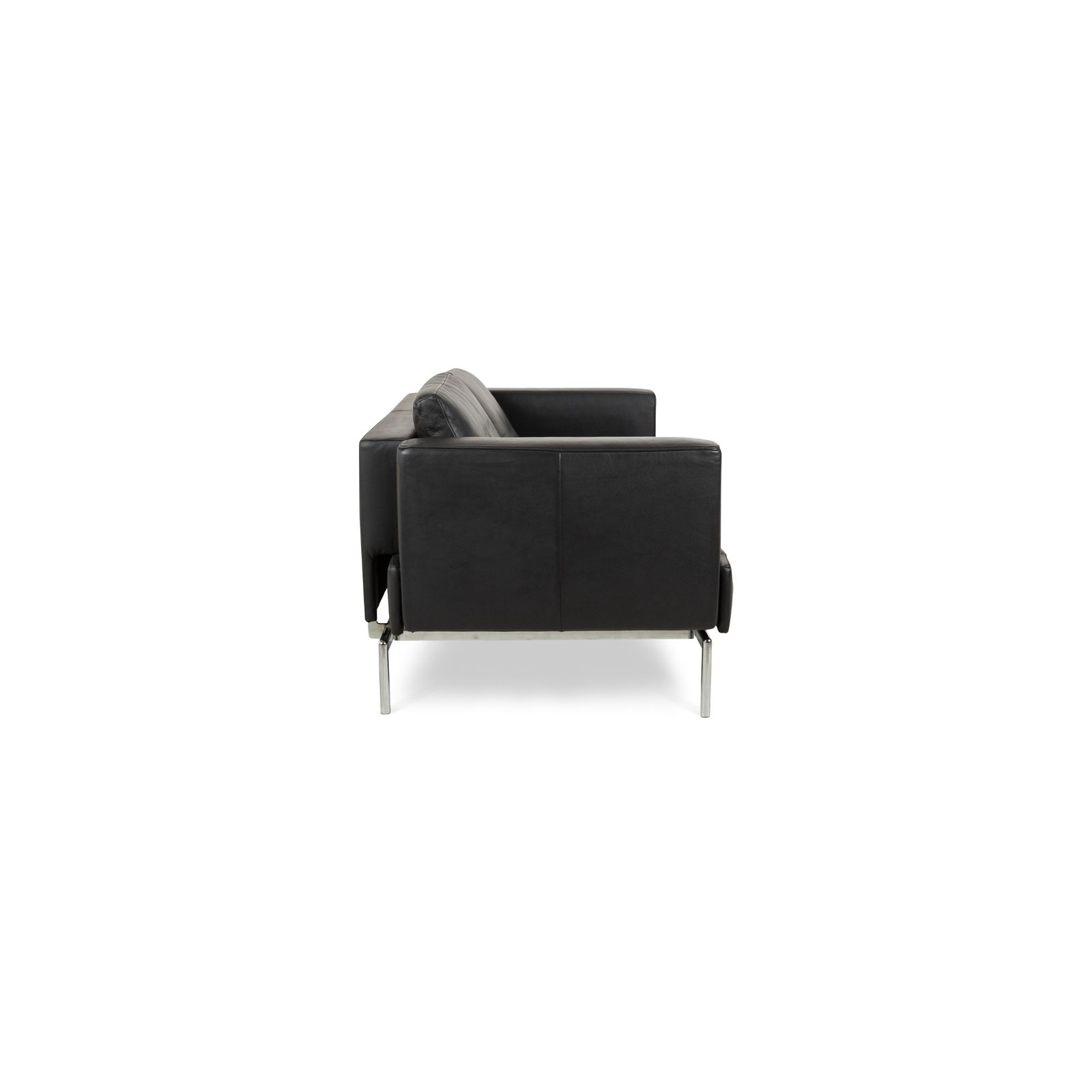 Meubels Fsm Easy Fsm Leather Three Seater Grey Manual Function Sofa photo