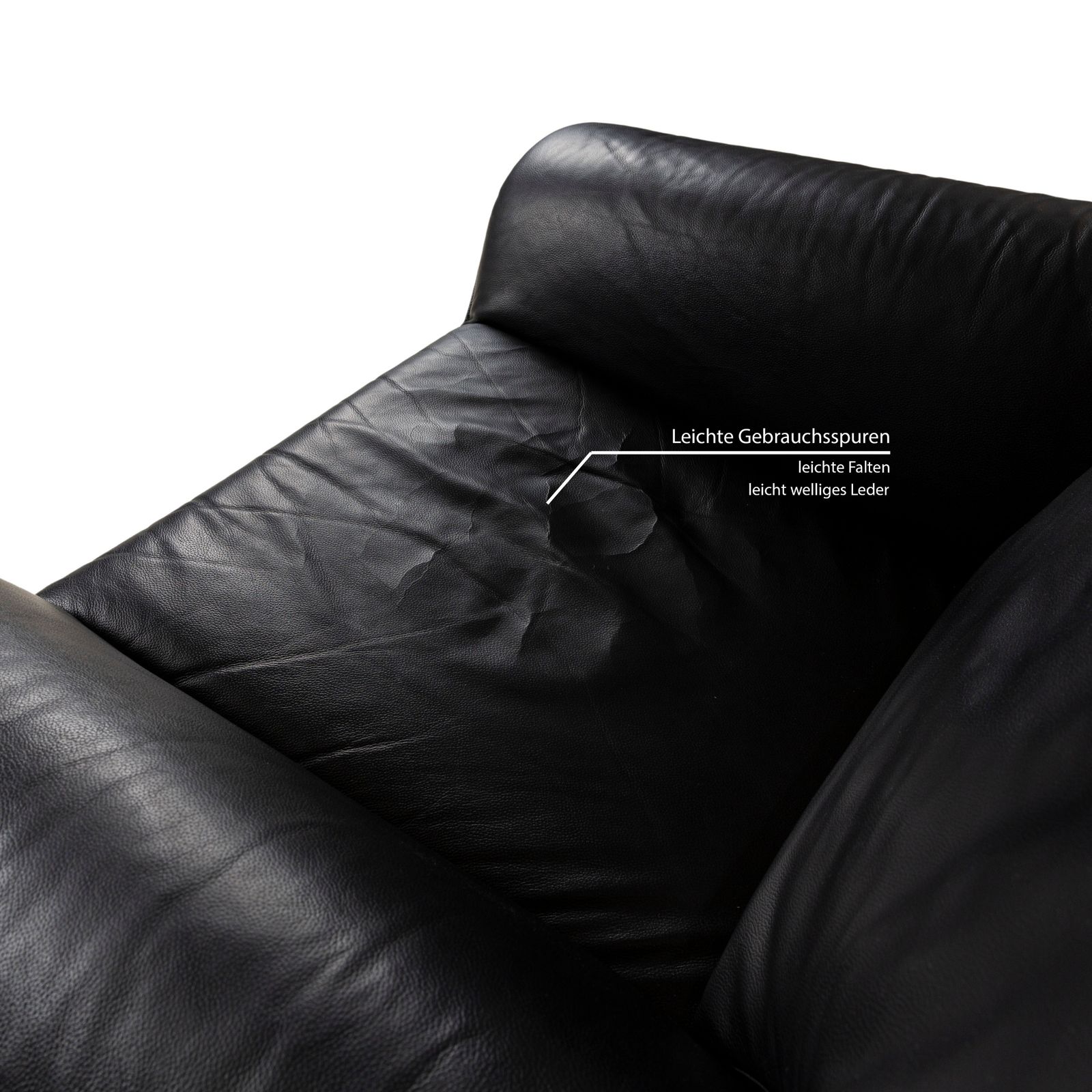 Fauteuil Laauser Atlanta en cuir noir photo Mobilier