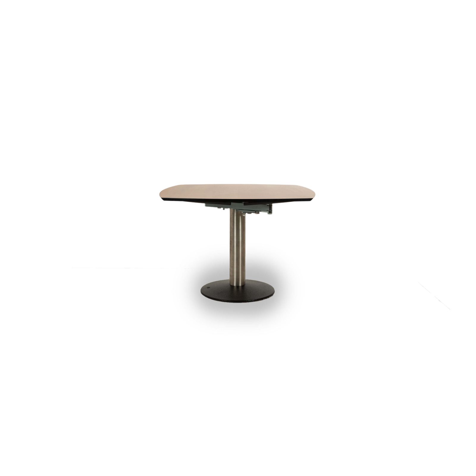 Furniture Draenert Titan III Wooden Dining Table Brown Extendable 110 X 200 Cm photo