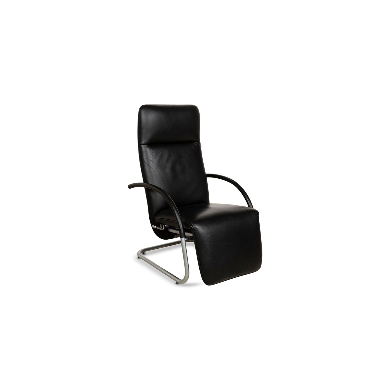 Franz Fertig Fino Leather Lounger Black Manual Function photo for sale