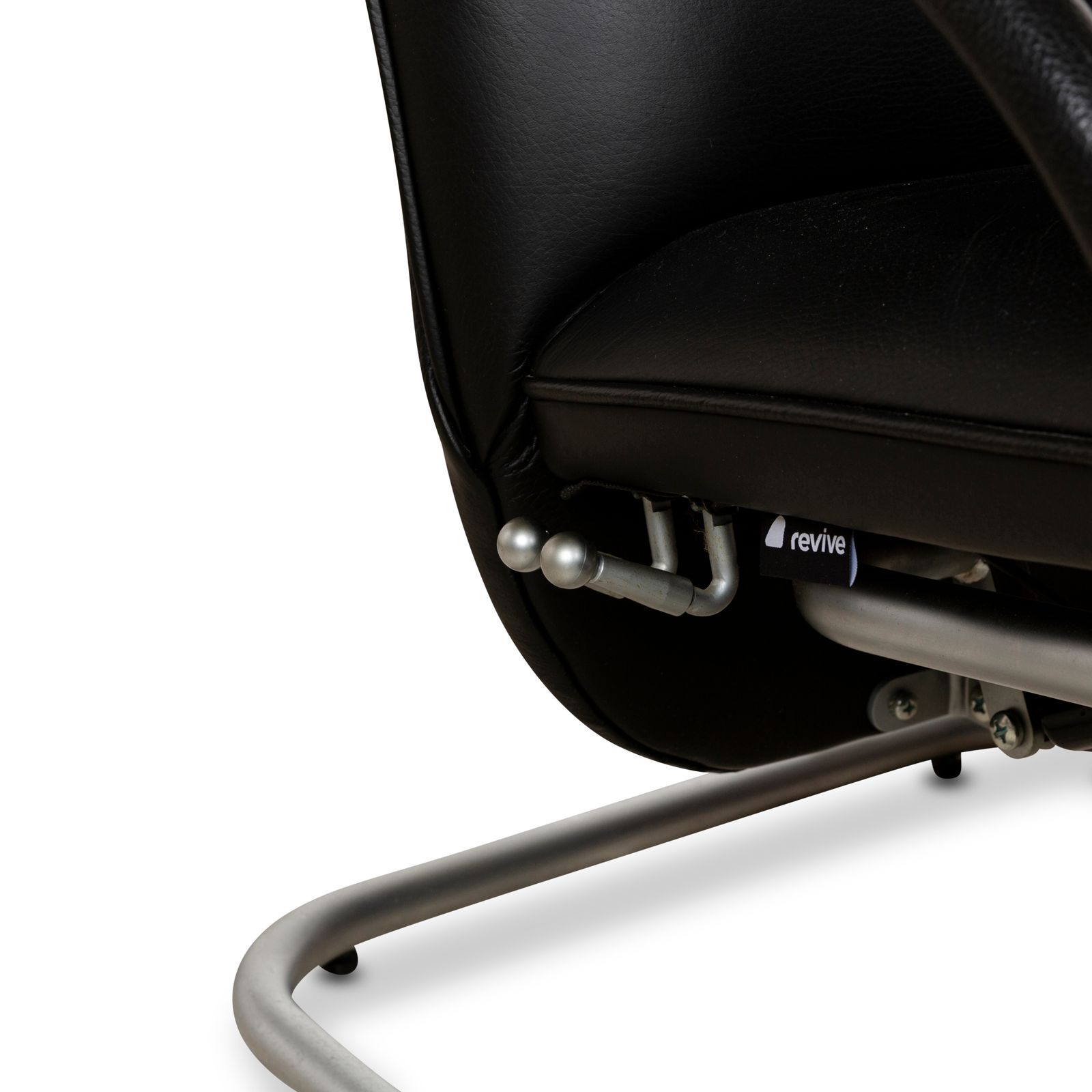 Franz Fertig Fino Leather Lounger Black Manual Function photo vinterior