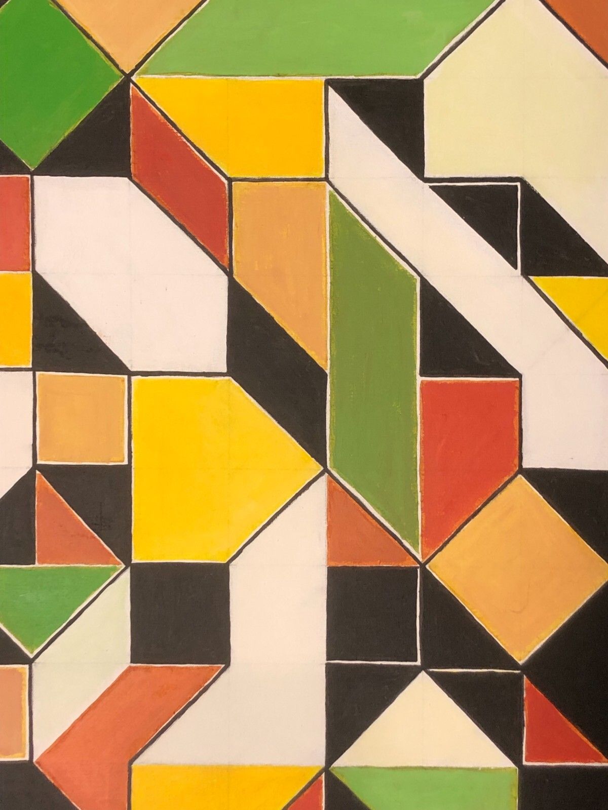 Oil Painting Modern Art Old Masteralbert Poizat (Born 1940) French Composition 3 photo vinterior
