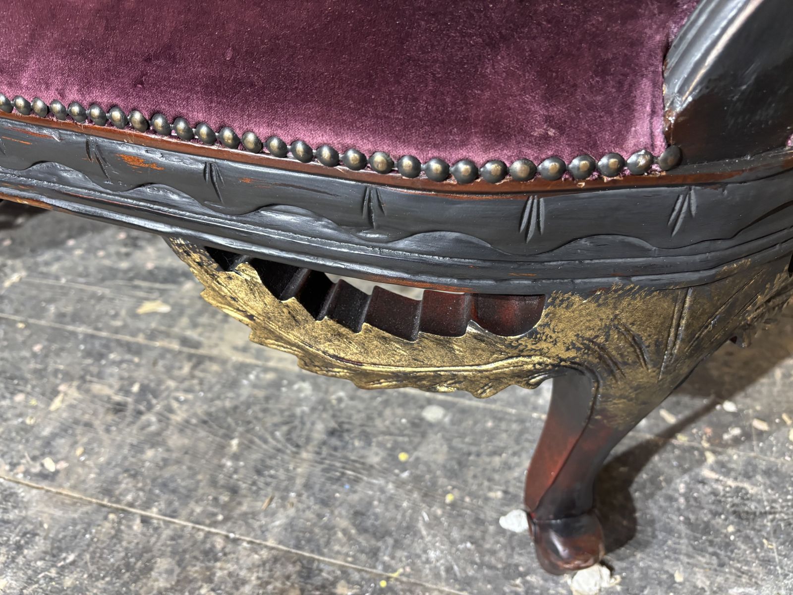 Antique Oriental Seat photo buy