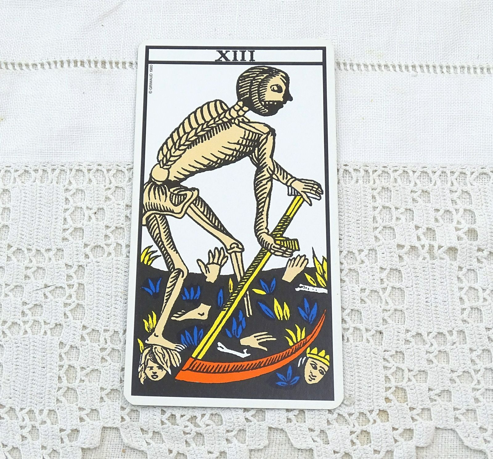 Vintage Complete Set Tarotkaarten Van Uitstekende Kwaliteit – Ancien Tarot De Marseille Door Grimaud, Editie 1981, Voor Waarzeggerij photo buy