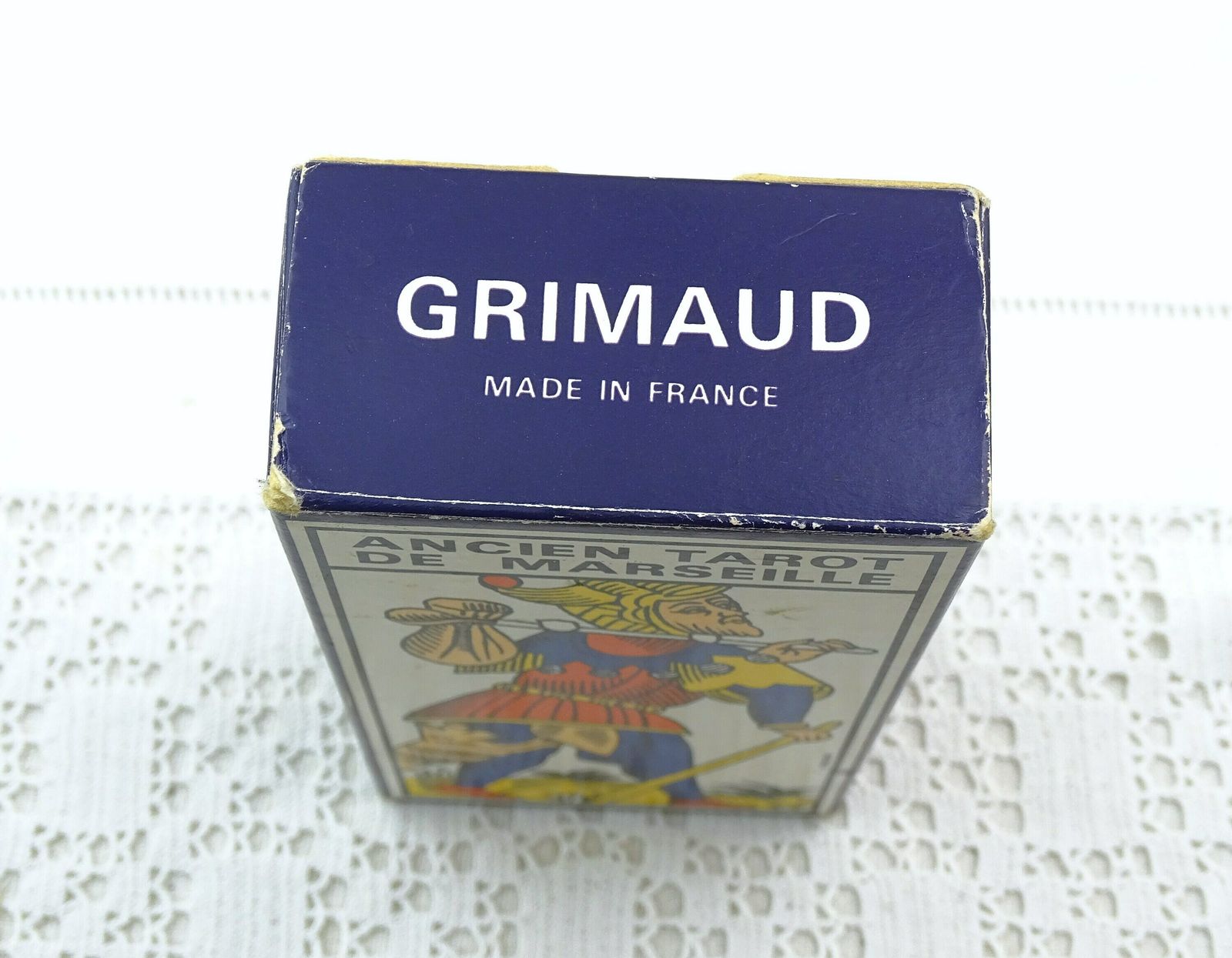 photo furniture Vintage Complete Set Tarotkaarten Van Uitstekende Kwaliteit – Ancien Tarot De Marseille Door Grimaud, Editie 1981, Voor Waarzeggerij