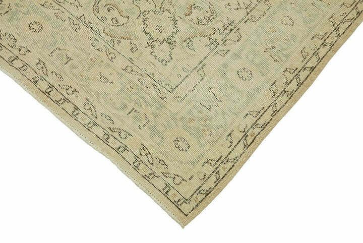 Handmade Beige Turkish Vintage Area Rug 219 Cm X 305 Cm photo Textiles