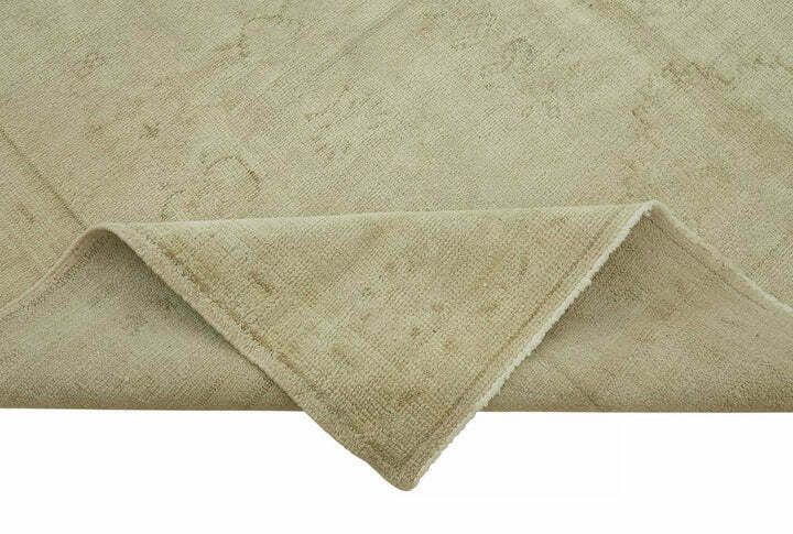 Handmade Beige Turkish Vintage Area Rug 215 Cm X 309 Cm photo vinterior