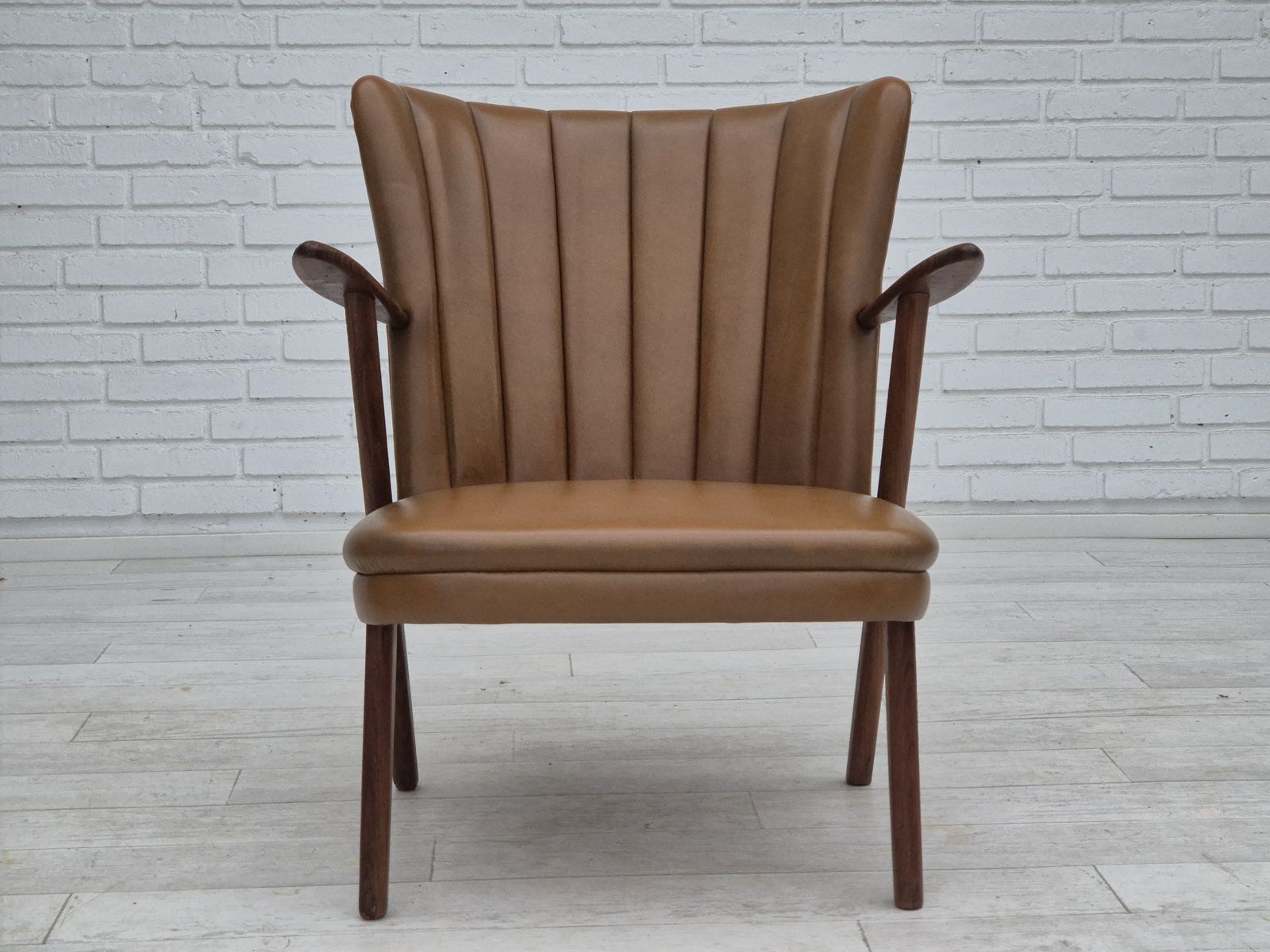 1960s, Danish Design By Erhardsen & Andersen, Armchair, Original Condition, Teak Wood. photo furniture