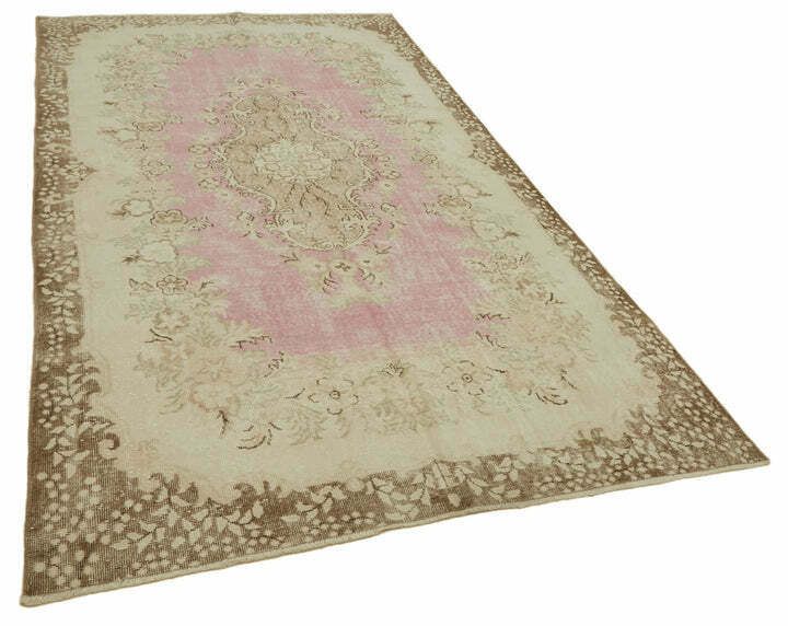 Handmade Beige Turkish Vintage Area Rug 305 Cm X 182 Cm photo furniture