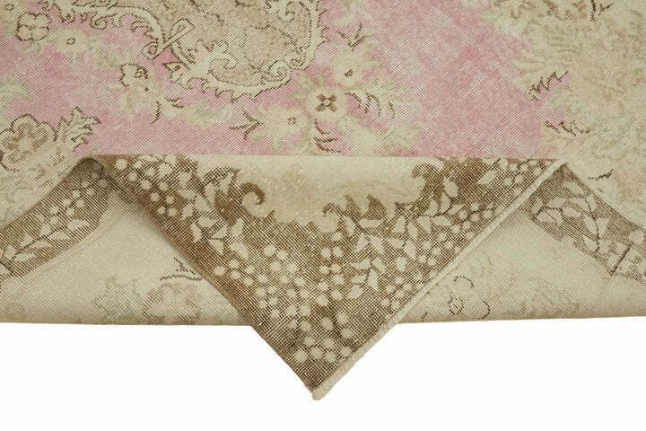 Handmade Beige Turkish Vintage Area Rug 305 Cm X 182 Cm photo vinterior