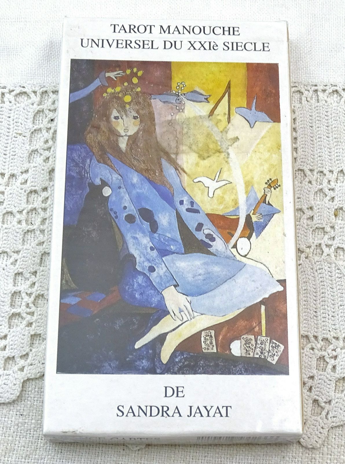 Vintage Frans setje ongeopende, ongebruikte tarotkaarten – Tarot Manouche Universel Du Xxi Siecle, retro zeldzaam waarzeggersinstrument uit Frankrijk photo buy