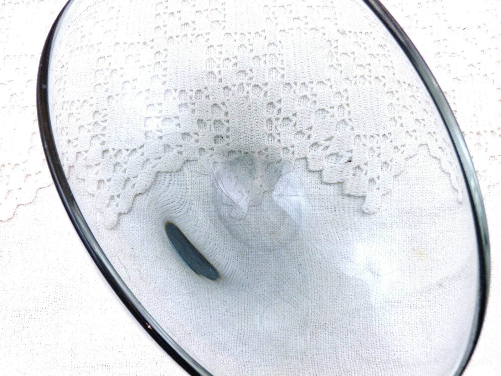 Vintage Mid Century Gray Glass Trinket Bowl In The Scadinavian Holmegaard Style, Retro 1960s Art Glass Vide Poche Dish, 60s Home Decor photo 68.0
