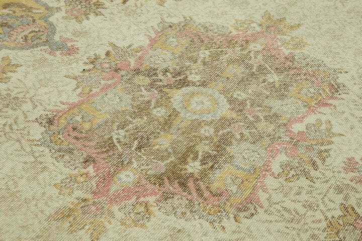 Handmade Beige Turkish Vintage Area Rug 185 Cm X 313 Cm photo 670.0