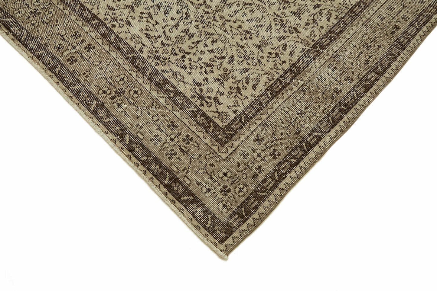 Handmade Beige Turkish Vintage Area Rug 200 Cm X 304 Cm photo Textiles