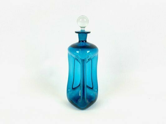photo furniture Mid Century Kluk Kluk Decanter Attributed To Jacob E. Bang For Holmegaard, 1960s