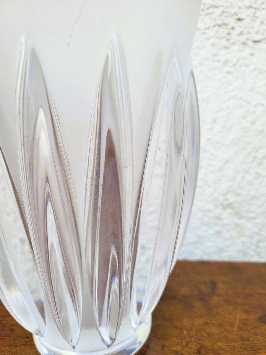 Lalique France, Courchevel Vase, 20th Century photo buy