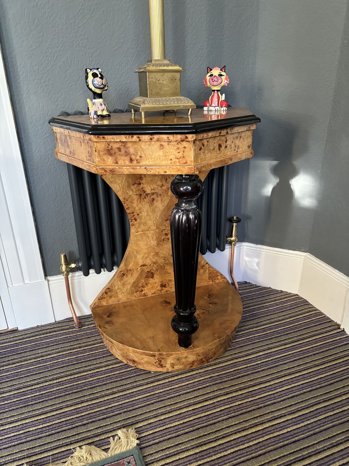 Art Deco Burr Maple Side Table