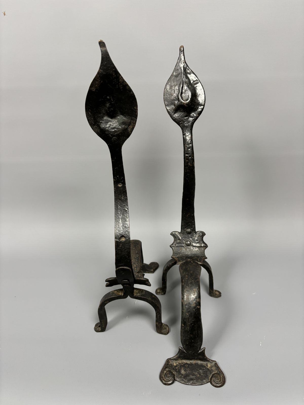 Pair Of Arts & Crafts Steel Firedogs photo furniture