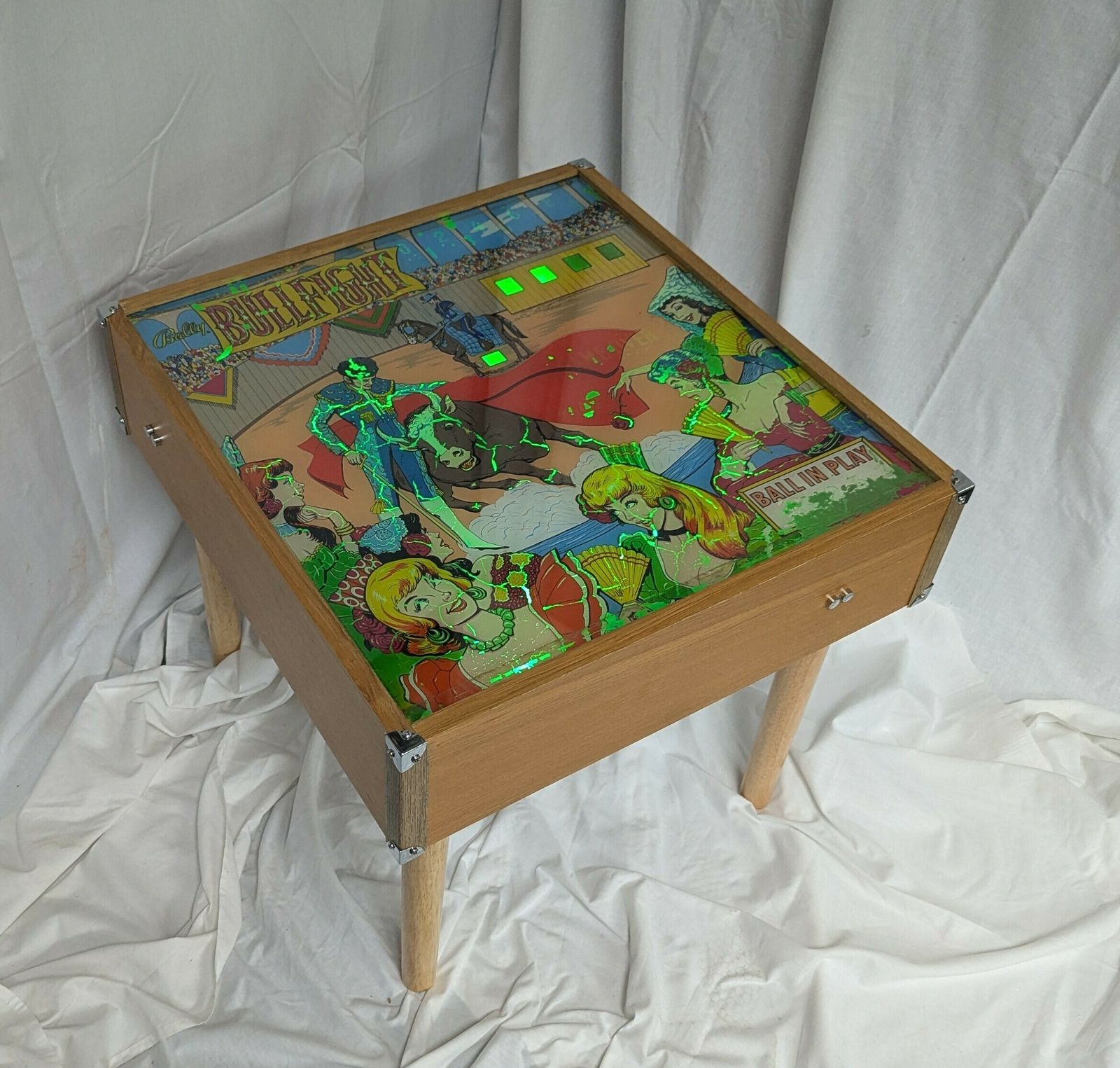 "Bullfight"Pinball Machine Backglass Table.