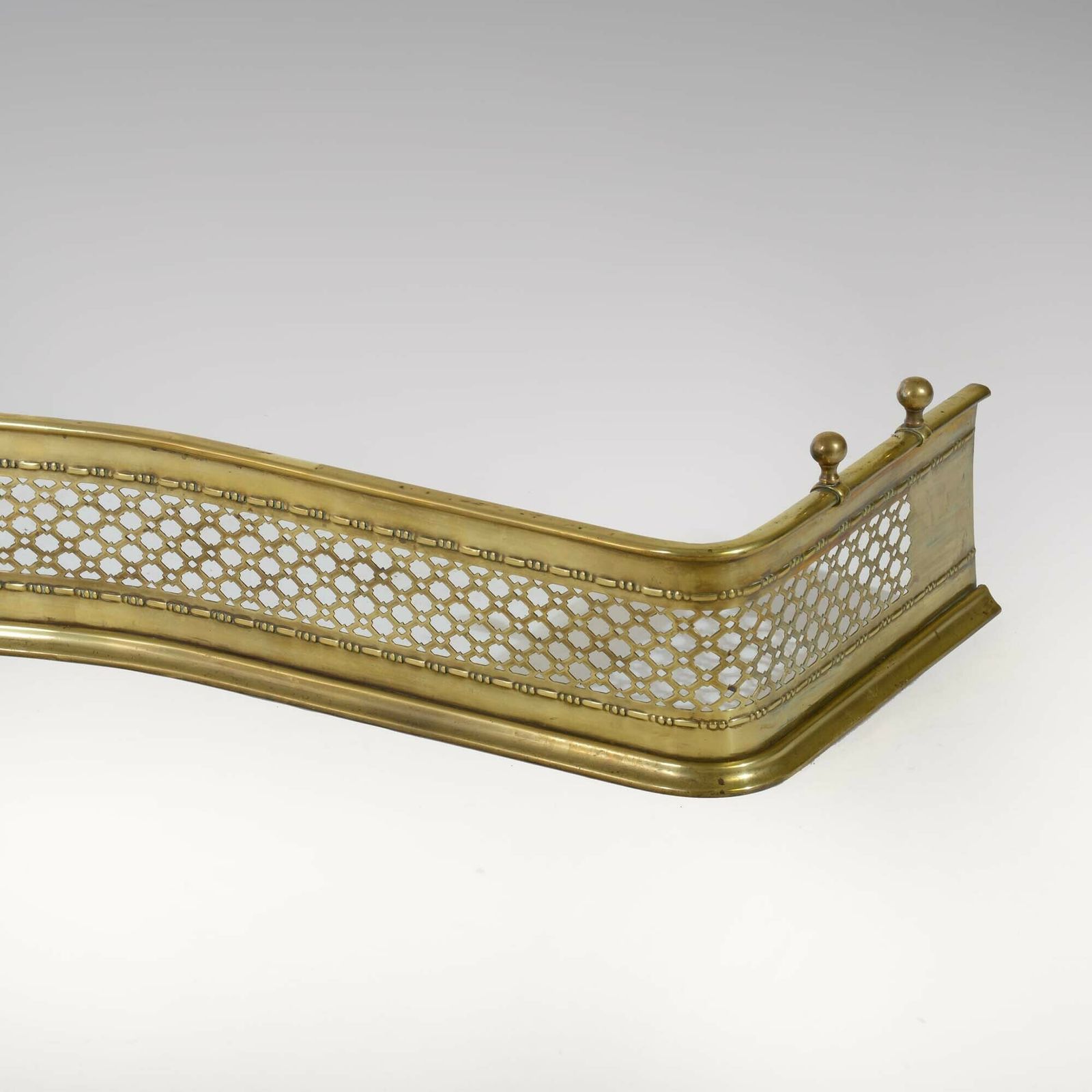 Home Fixtures Large Country House Brass Fender photo