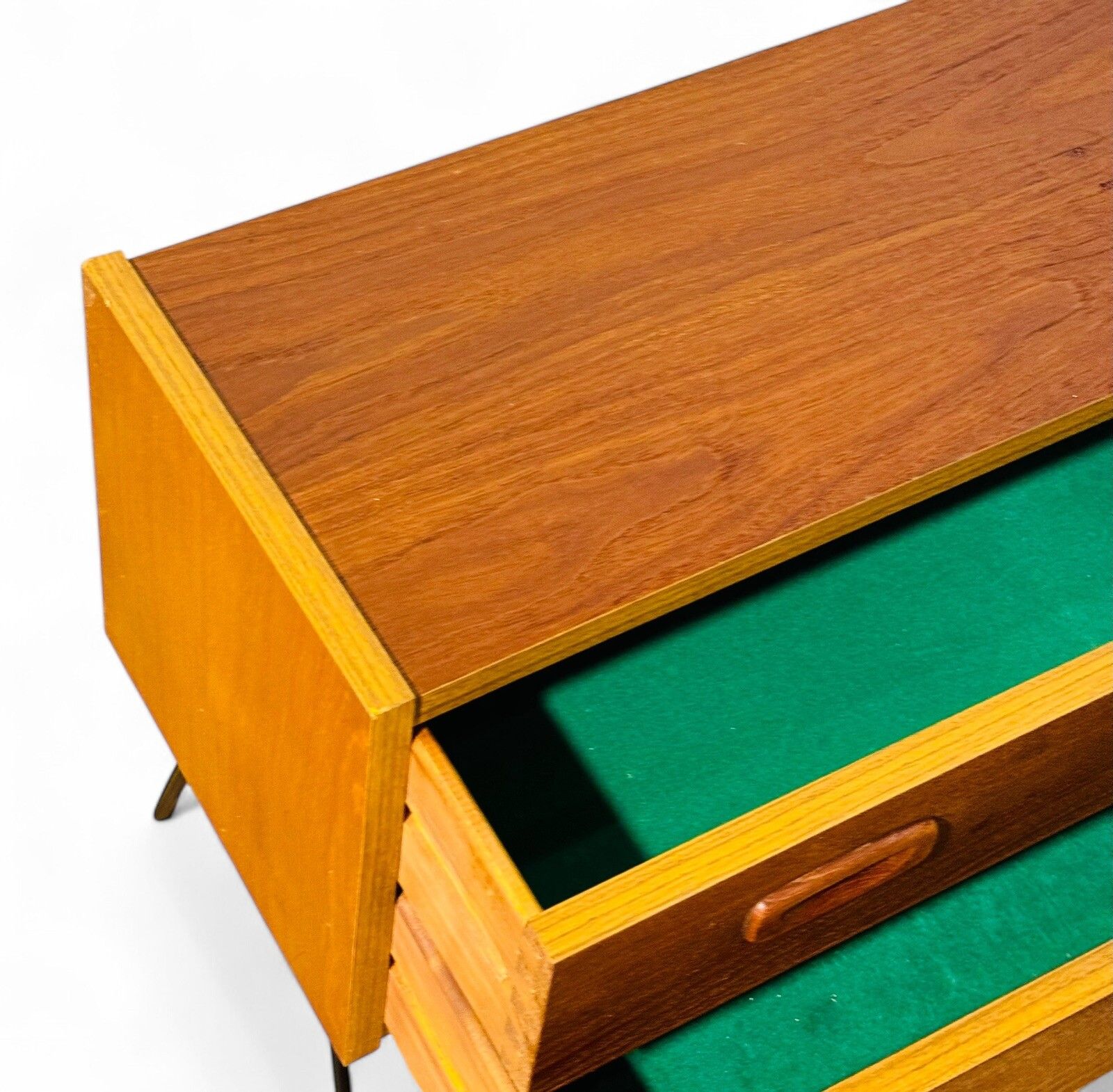 photo furniture Danish Teak Chest Of Drawers Hairpin Legs Mid Century Retro Paul Codovous