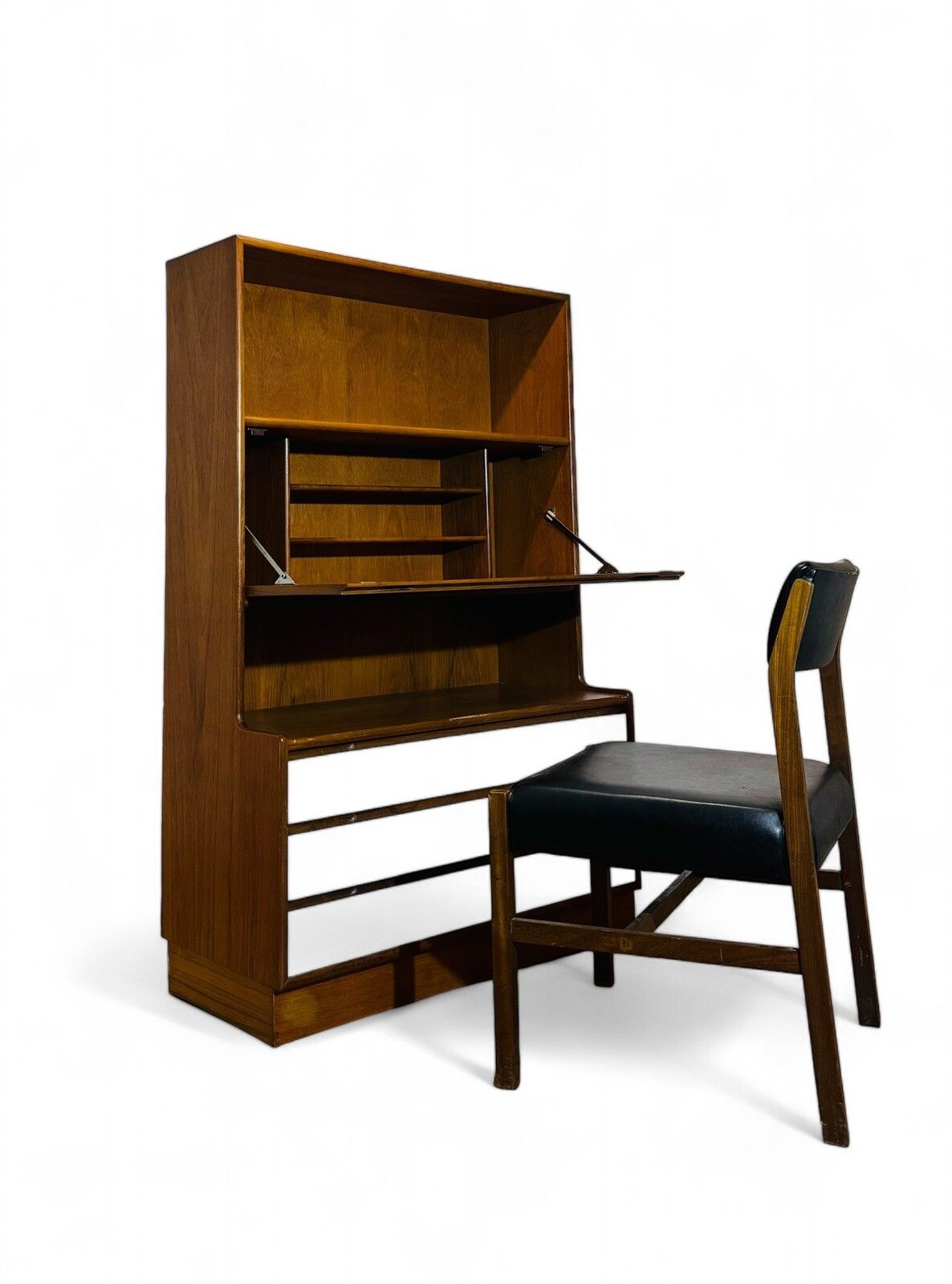 Turnidge Teak Desk Bookcase Chest Of Drawers Mid Century Retro