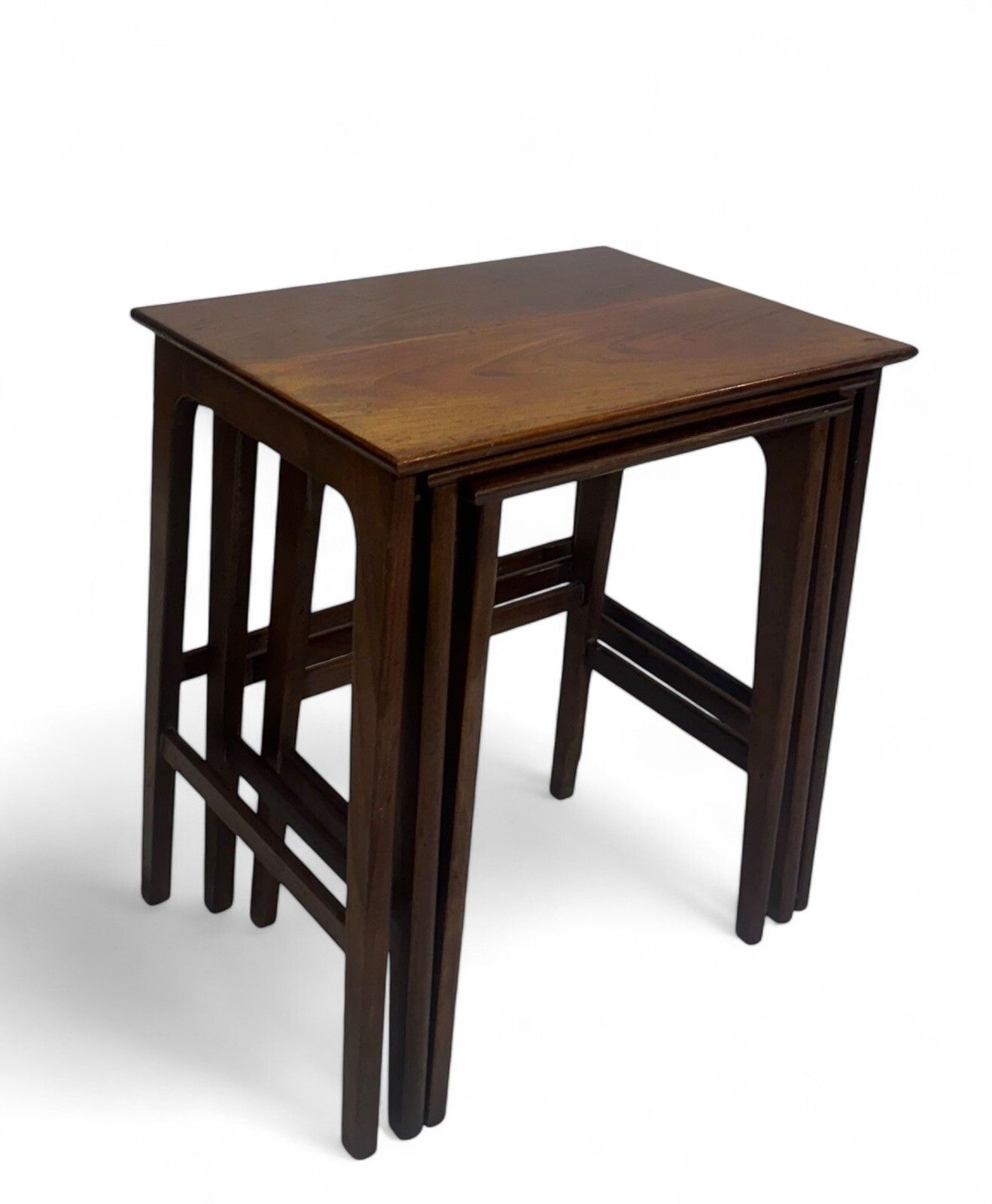 Younger Nest Of Tables Afromosia Mid Century Retro Rare photo for sale