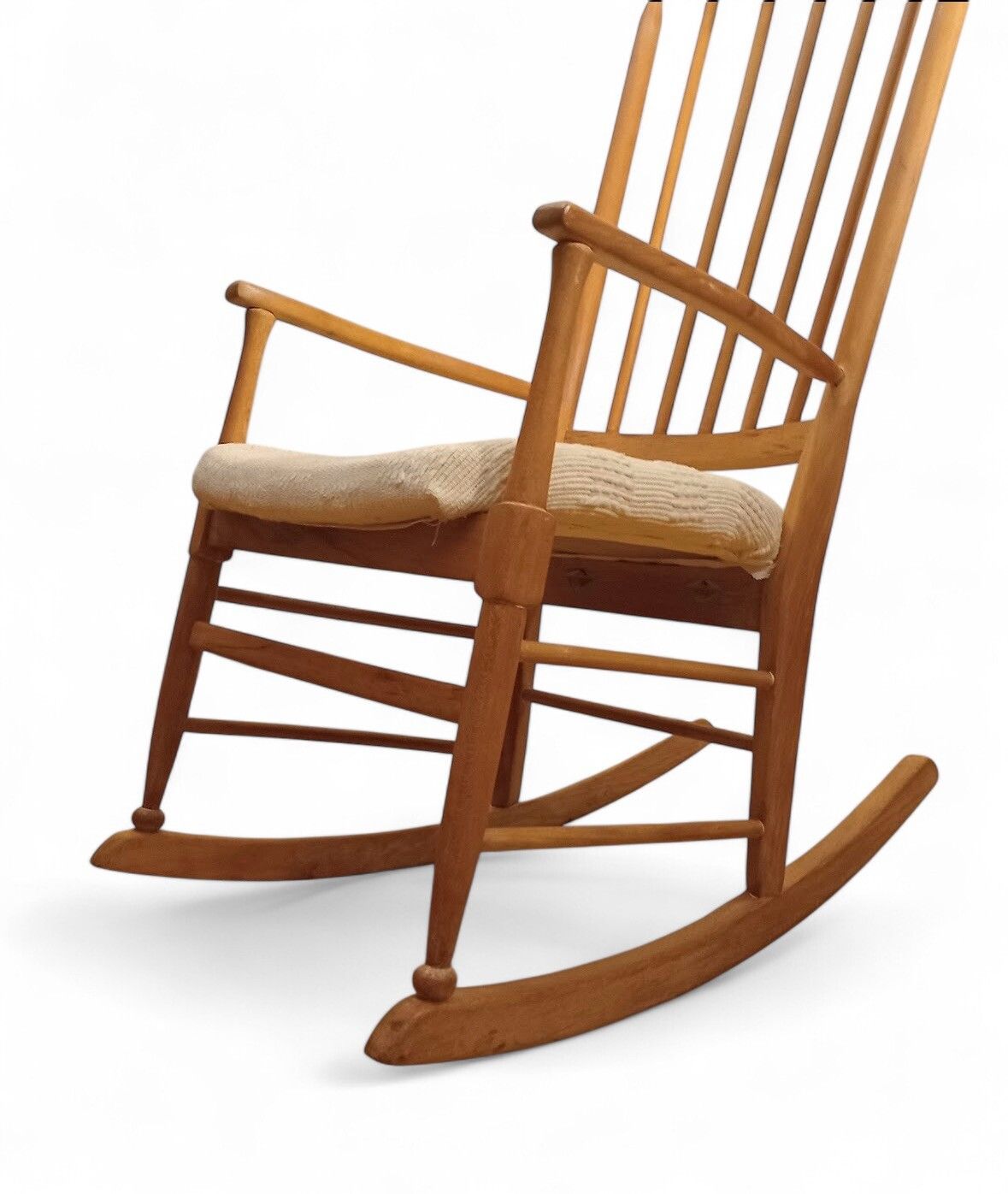 Scandinavian Armchair Rocking Chair Hans Wegner Style C1950 Mid Century Retro photo Furniture