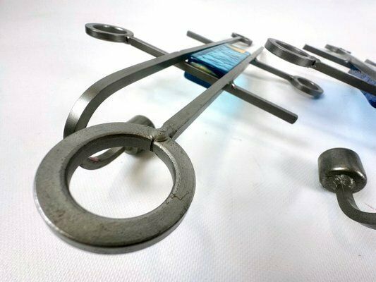 Danish Modernist Welded Iron Wall Candleholders From Ferro Art, 1970s, Set Of 2 photo buy