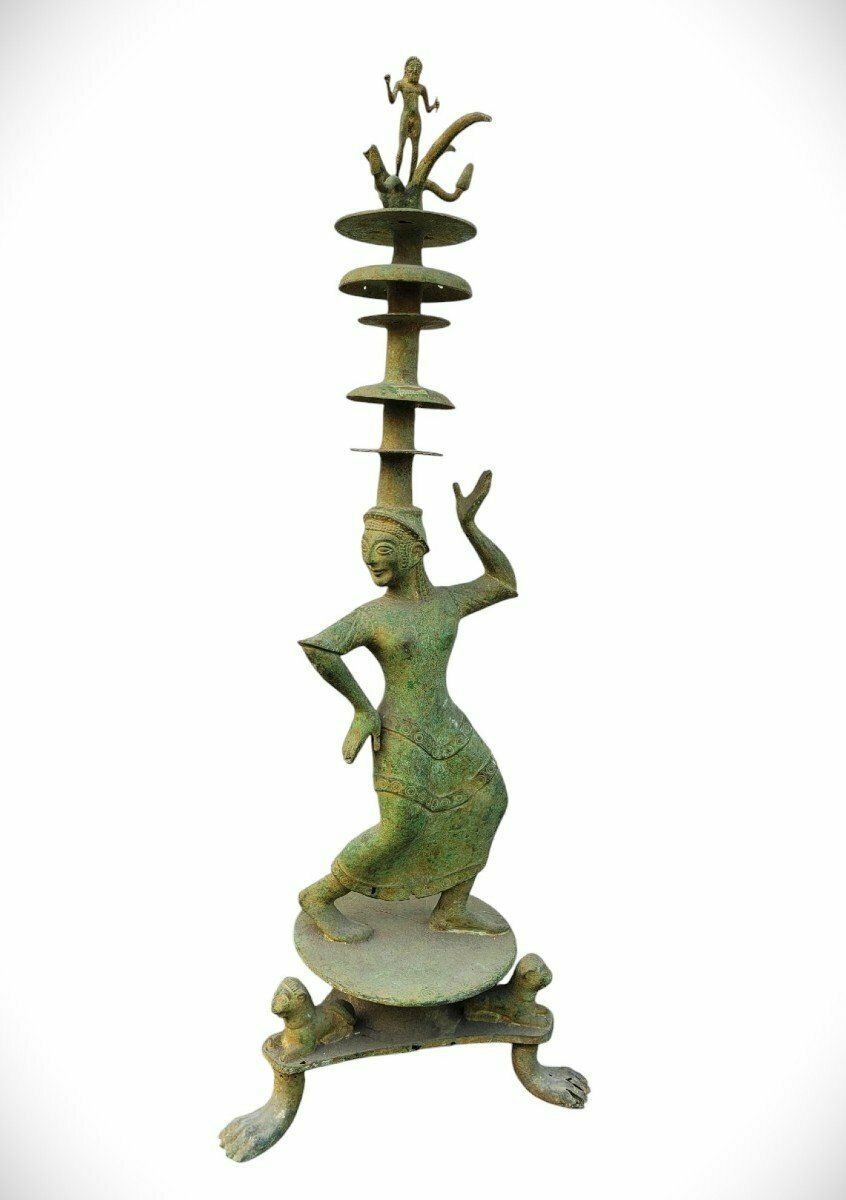 Thymiaterion Or Etruscan Incense Burner, Grand Tour, 19th Century
