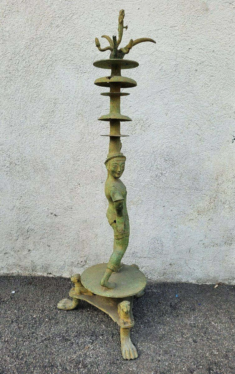 photo for sale Thymiaterion Or Etruscan Incense Burner, Grand Tour, 19th Century
