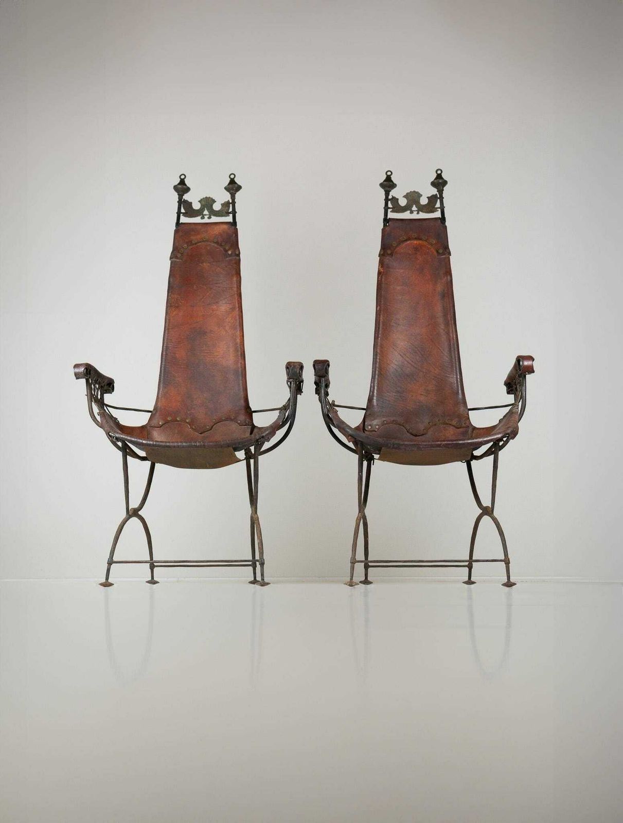 photo furniture Trône Armchairs By Sido & François Thévenin, Set Of 2 'Royal Armchairs