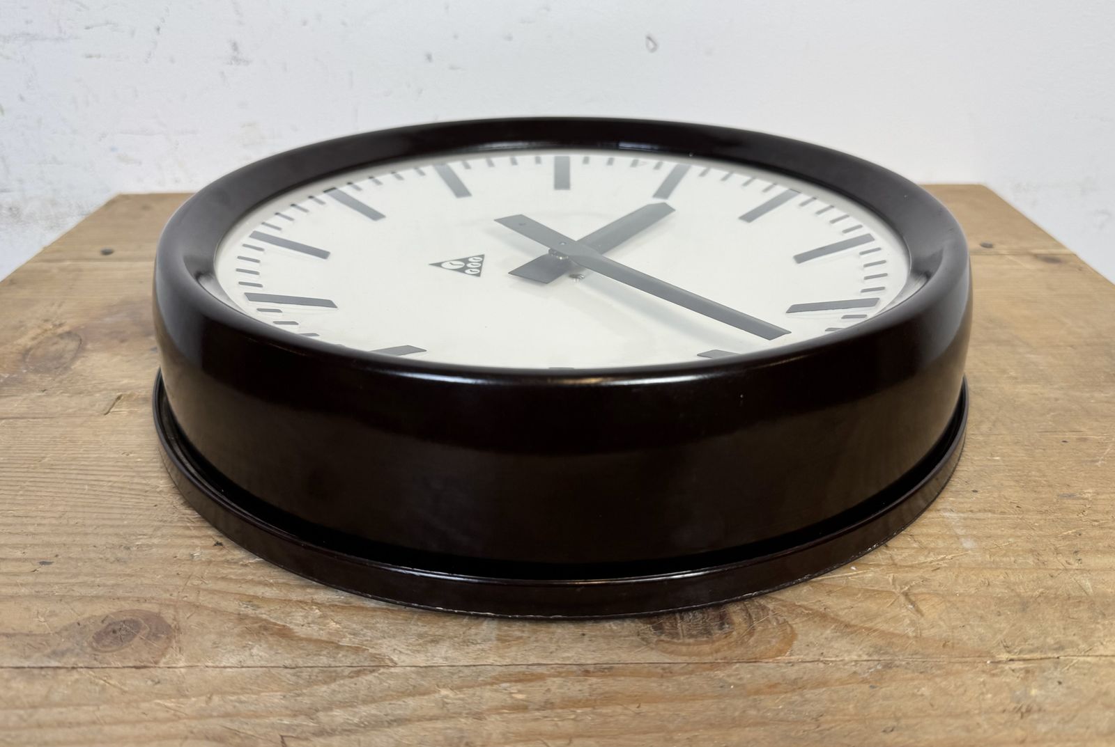photo furniture Industrial Bakelite Factory Wall Clock From Pragotron, 1960s