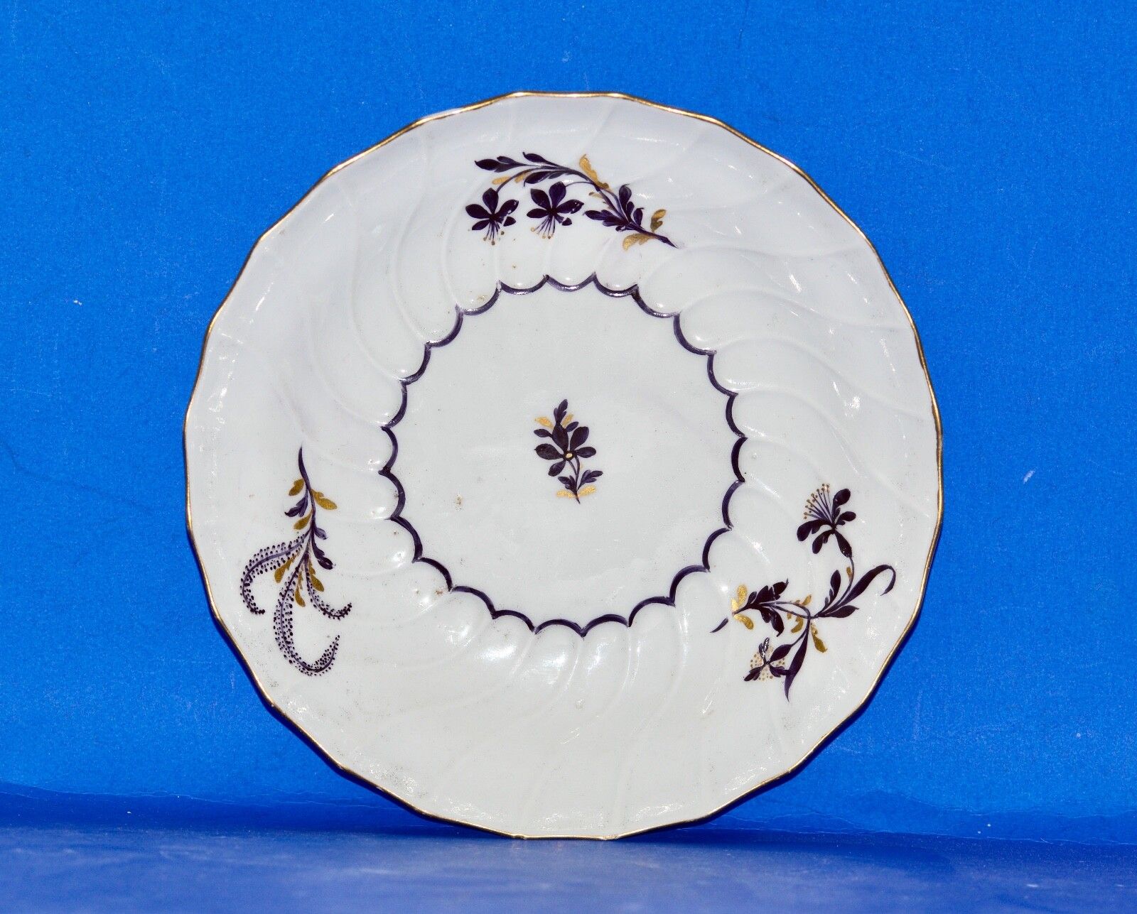 C1785 1800 Flight Period Worcester Porcelain Spirally Fluted Teabowl And Saucer photo furniture