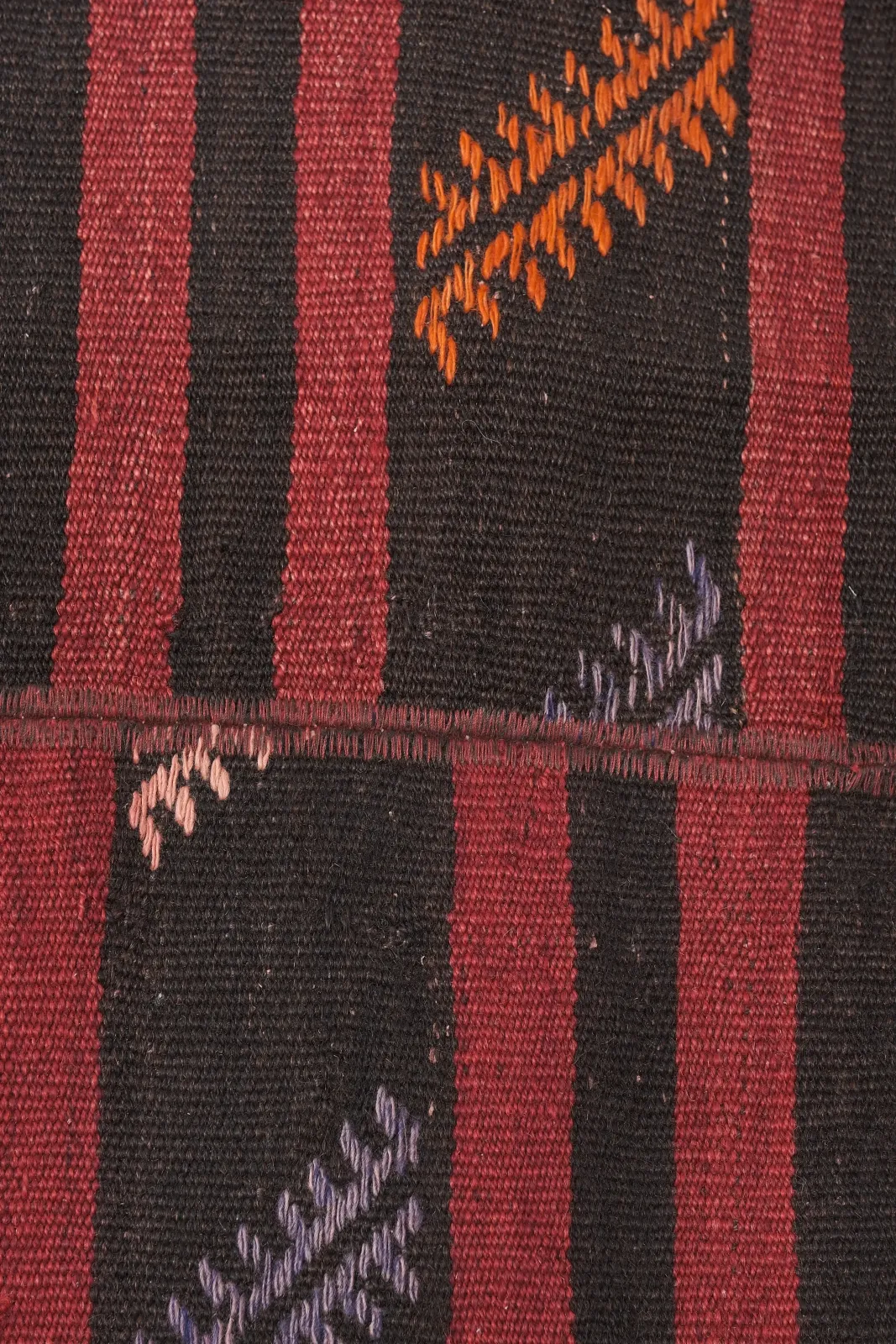 photo furniture Giant Striped Kilim Rug 10'3'' X 11'3''