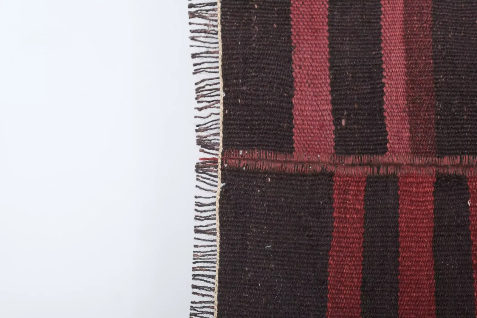 Textiles Giant Striped Kilim Rug 10'3'' X 11'3'' photo