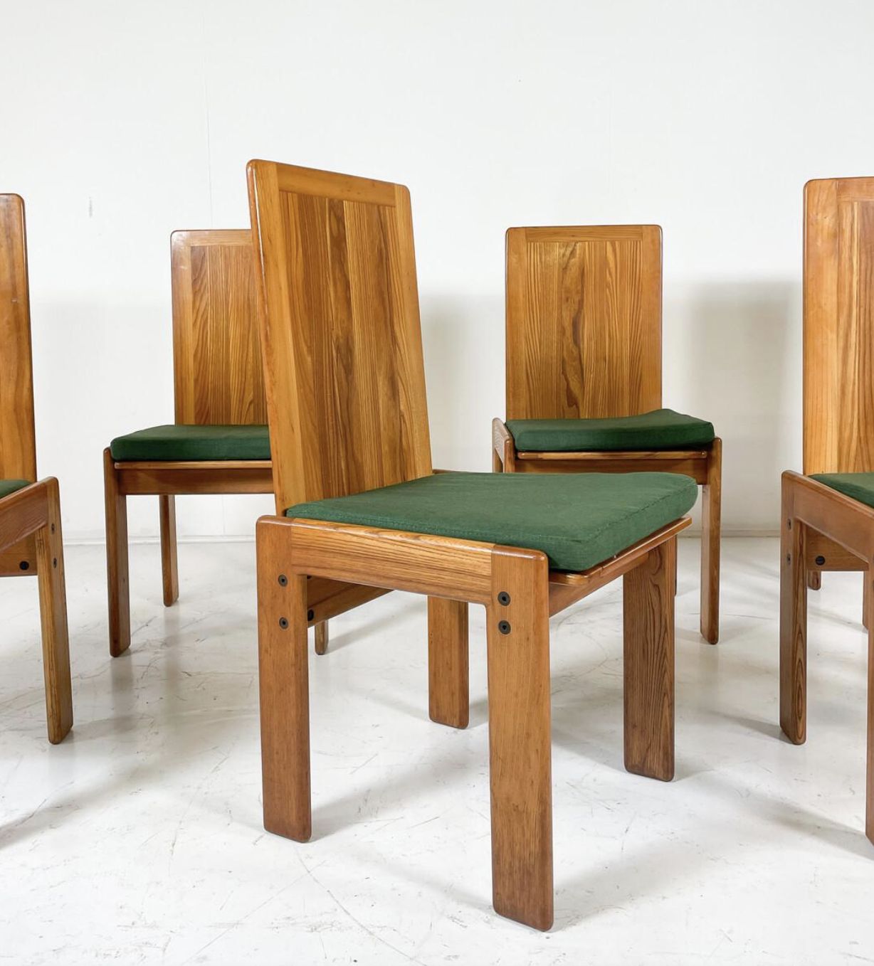 Mid Century Modern Set Of 6 Dining Chairs By Romanutti, Italy, 1970s photo Furniture