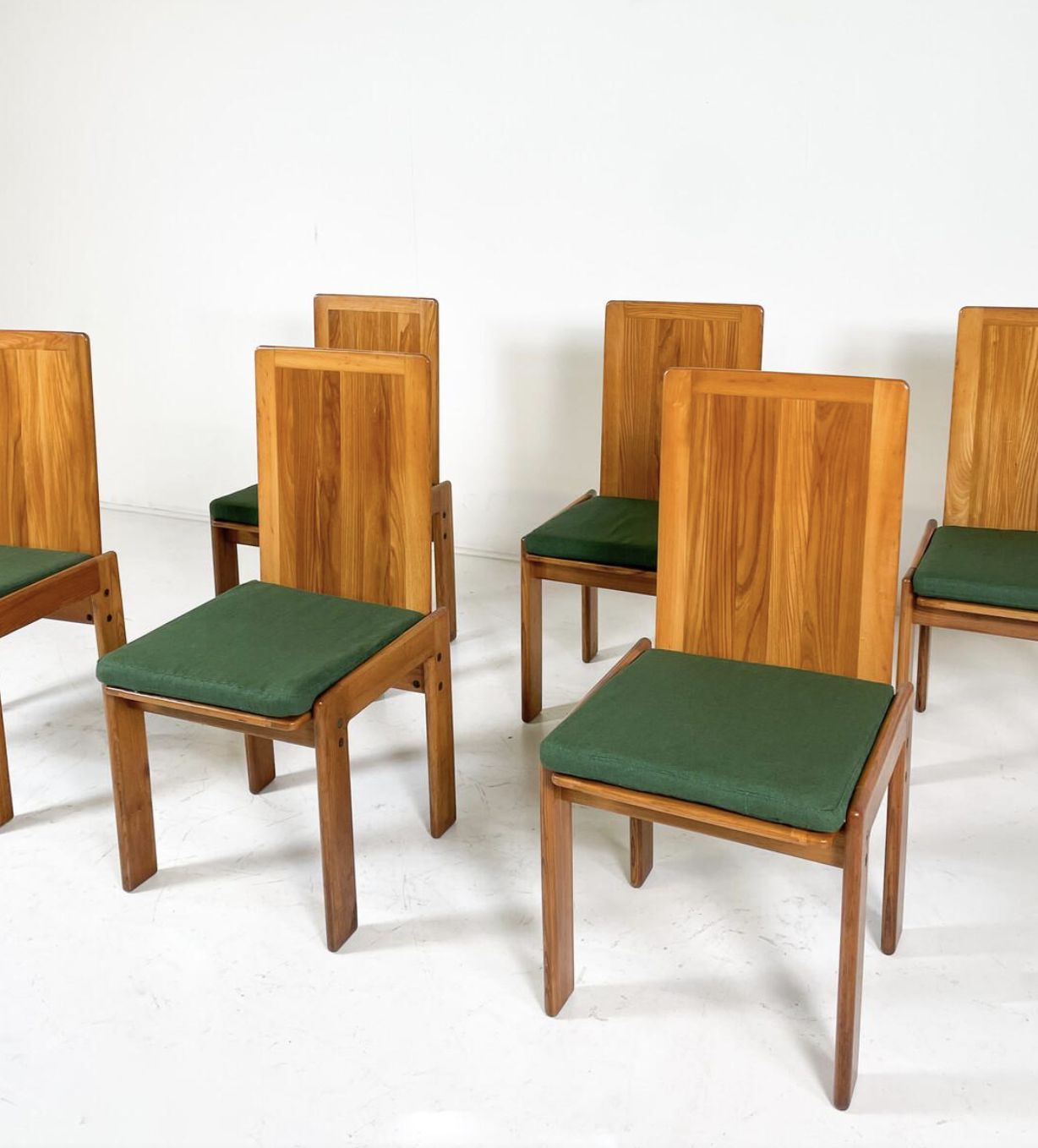 Mid Century Modern Set Of 6 Dining Chairs By Romanutti, Italy, 1970s photo 3580.0