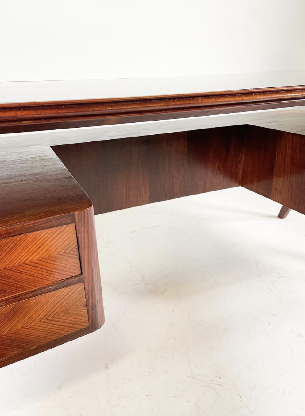 Mid Century Large Executive Desk By Vittorio Dassi, 1950s photo furniture