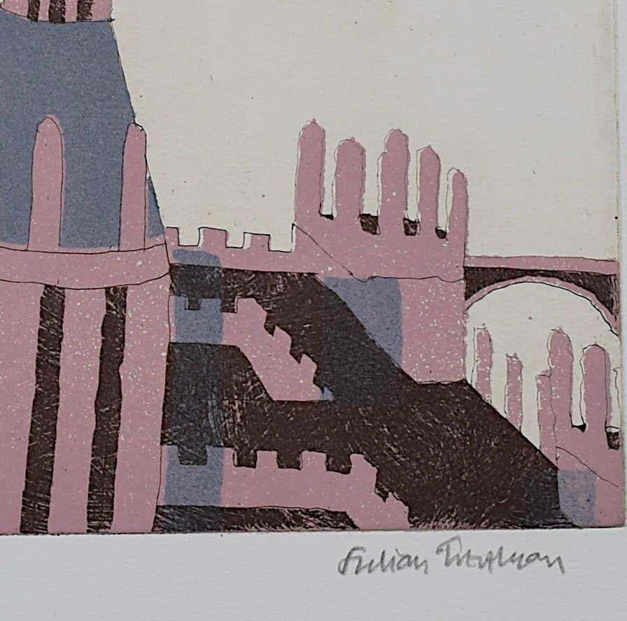 Julian Trevelyan, Westminster, Etching And Aquatint, 1969 70 photo 1727.0