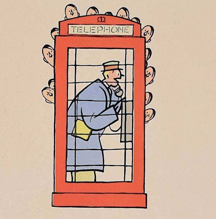 Fougasse (Cyril Kenneth Bird), Careless Talk Costs Lives World War 2 Poster, C.1940 photo Art