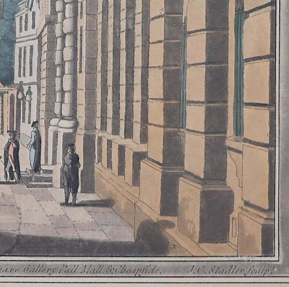 Joseph Stadler, Oxford High Street With Queen's & University College, By Stadler After Farington, 1793 photo for sale