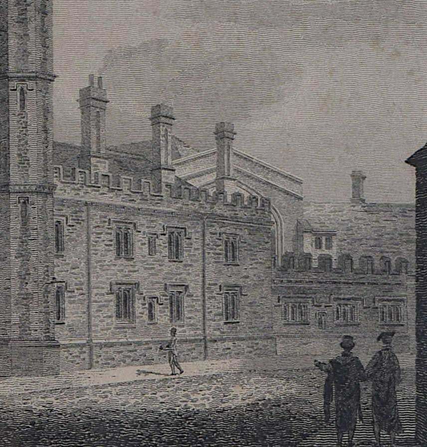 St John's College, Cambridge, Engraving By Richard Bankes Harraden photo furniture